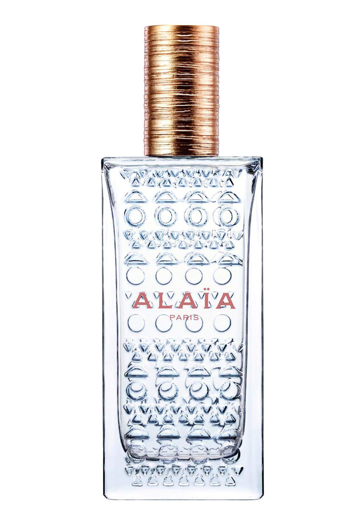 ... von Azzedine Alaïa (weiß-floral mit Moschus), 50 ml um 83 Euro.