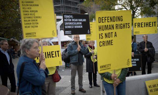 Amnesty International protestiert gegen die Festnahmen.