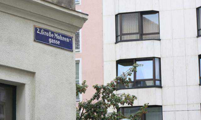Auch die Große Mohrengasse und die Kleine Mohrengasse in der Leopoldstadt sind in der Liste der belasteten Straßennamen vertreten.