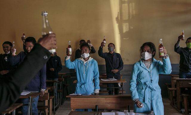 MADAGASCAR-HEALTH-VIRUS-AFP PICTURES OF THE YEAR 2020