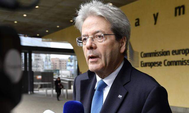EU-Wirtschaftskommissar Paolo Gentiloni  