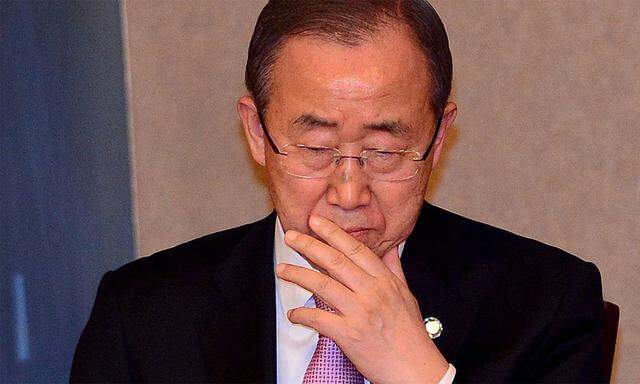 UNO-Generalsekretär Ban Ki-moon.
