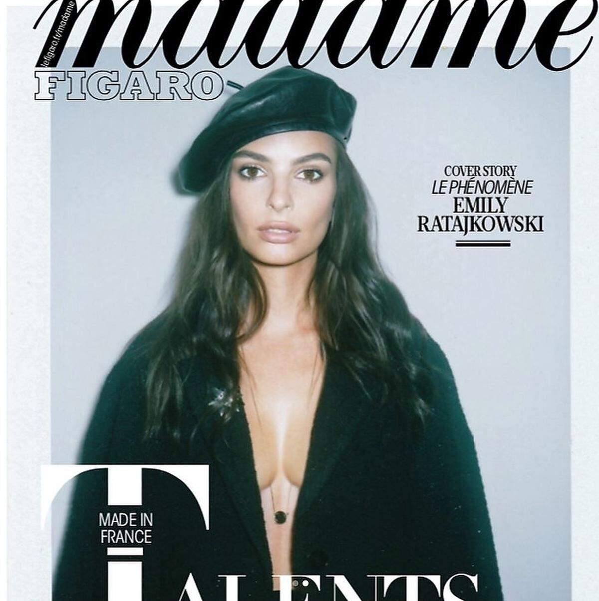 Emily Ratajkowski war Covermodell für "Madame Figaro", einer Beilage der französischen Tageszeitung "Figaro". Und dem US-Model fiel schnell auf, dass auf dem abgedruckten Foto von ihm einiges nicht stimmte.