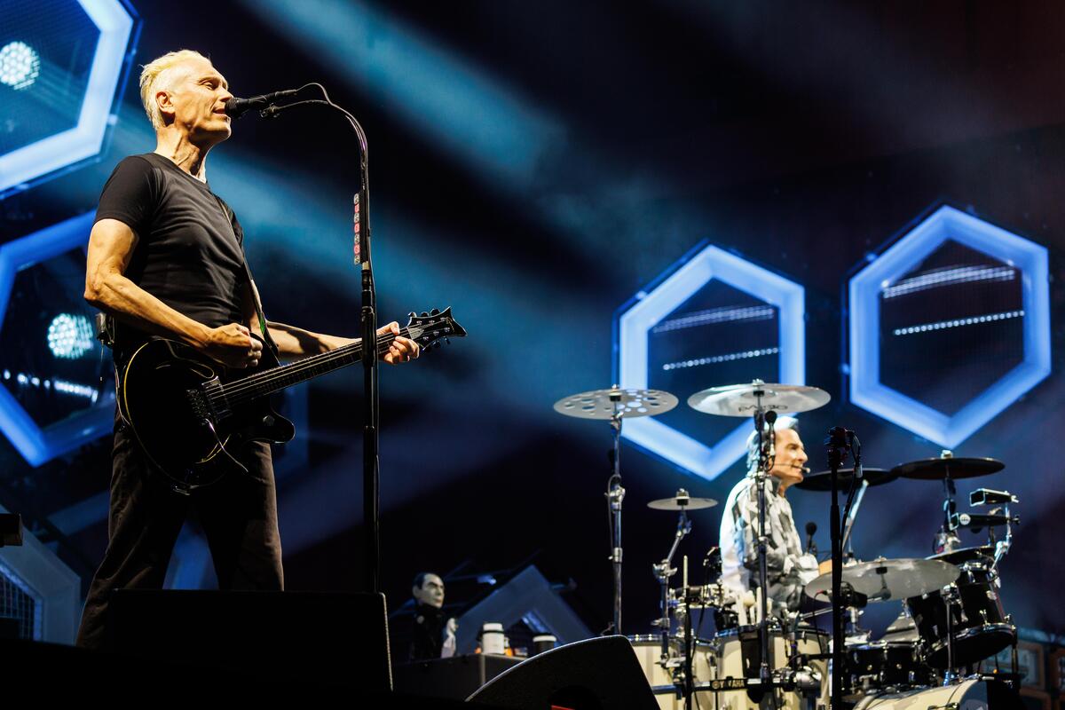 Sänger Farin Urlaub und Schlagzeuger Bela B hatten Spaß bei der Arbeit