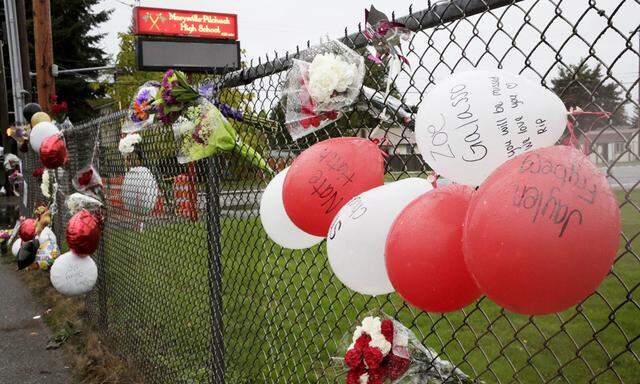 Zwei Todesopfer forderte die Schießerei in der Maryville Pilchuck High School 