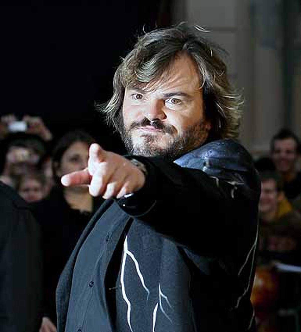 Mit einem Schnauzbart können Männer nur bei jeder zehnten Frau (zehn Prozent) landen, mit einem Spitzbärtchen am Kinn nur bei fünf Prozent. Im Bild: Jack Black