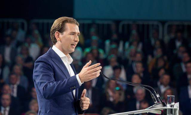 Sebastian Kurz am ÖVP-Parteitag