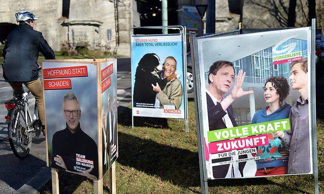 Salzburg-Wahl: Parteien werben mit Hunden und Liebe