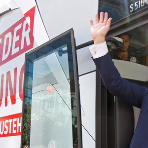 Christian Kern im Wahlkampfmodus. Der Bundeskanzler soll die Trendwende für die SPÖ einleiten.