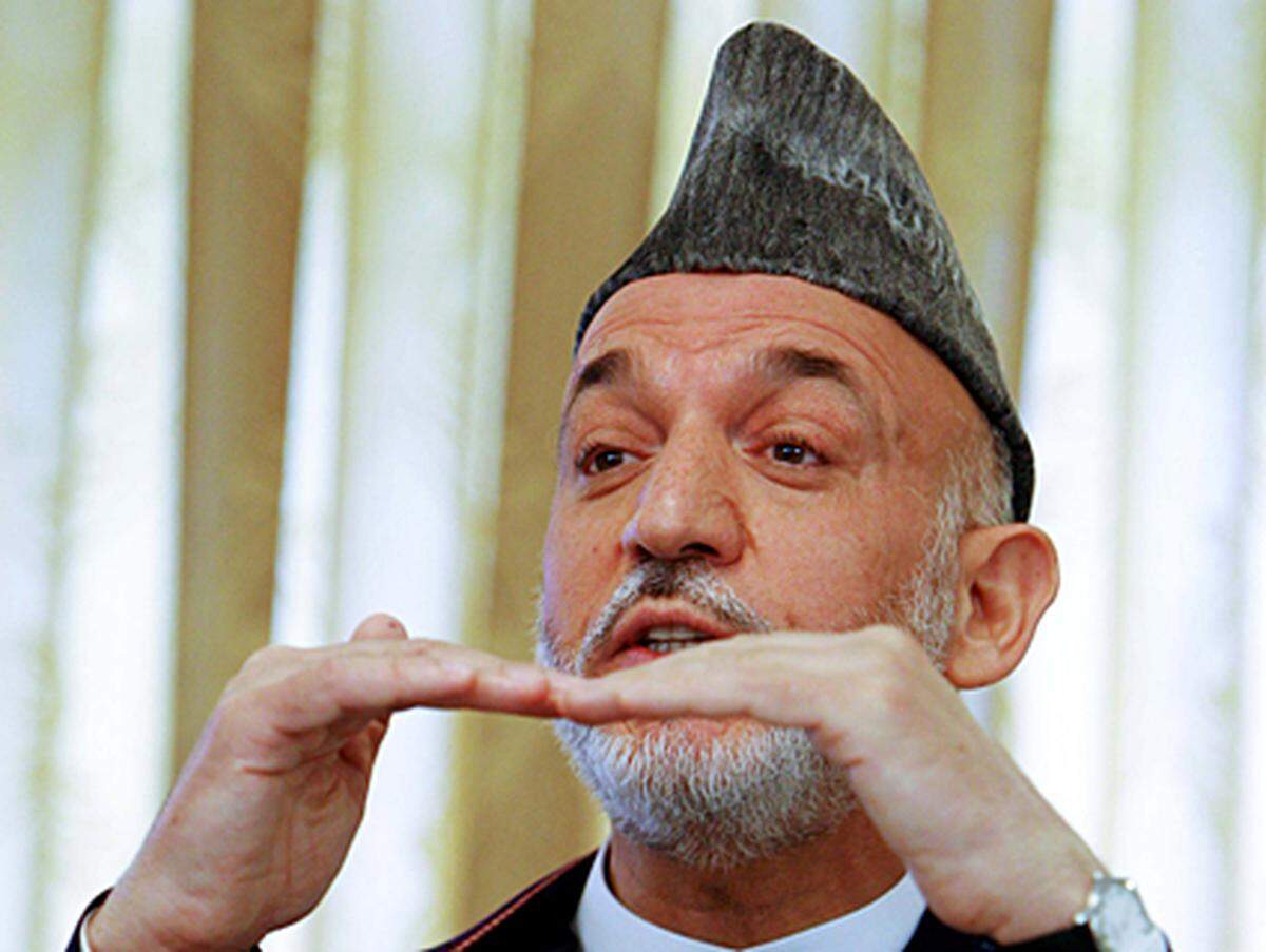 Afghanistans Präsident Hamid Karzai