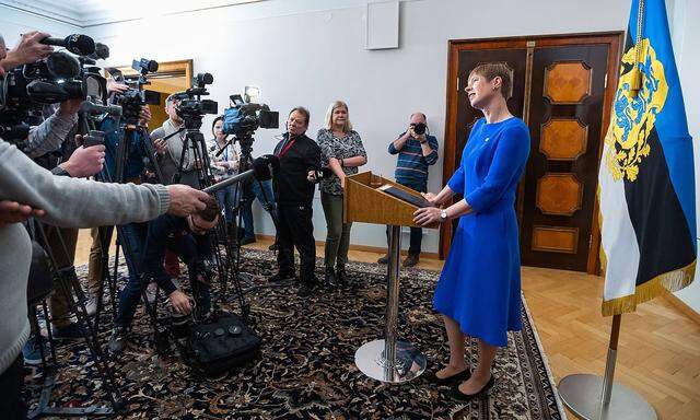 Präsidentin Kersti Kaljulaidi 