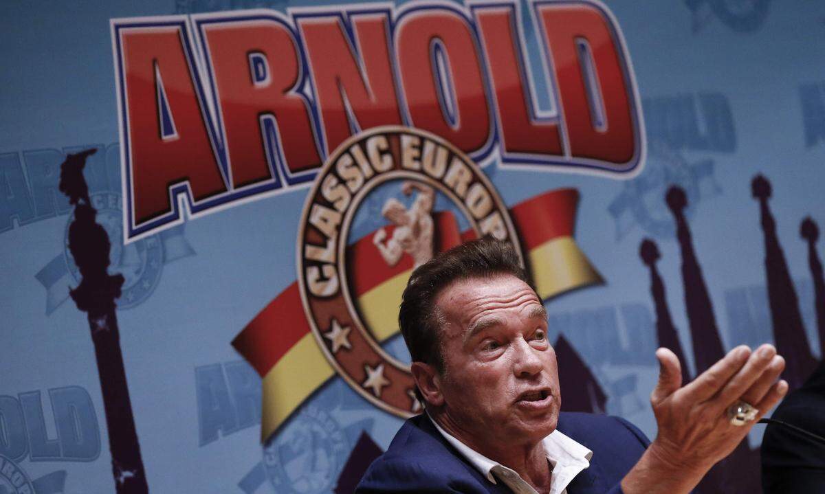 Natürlich träumt er von einer Karriere wie Arnold Schwarzenegger