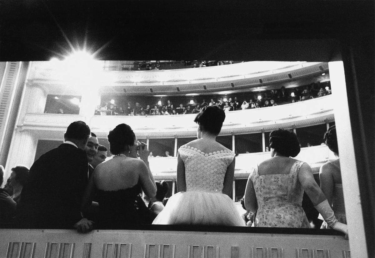 Ein Bild vom Opernball 1958.
