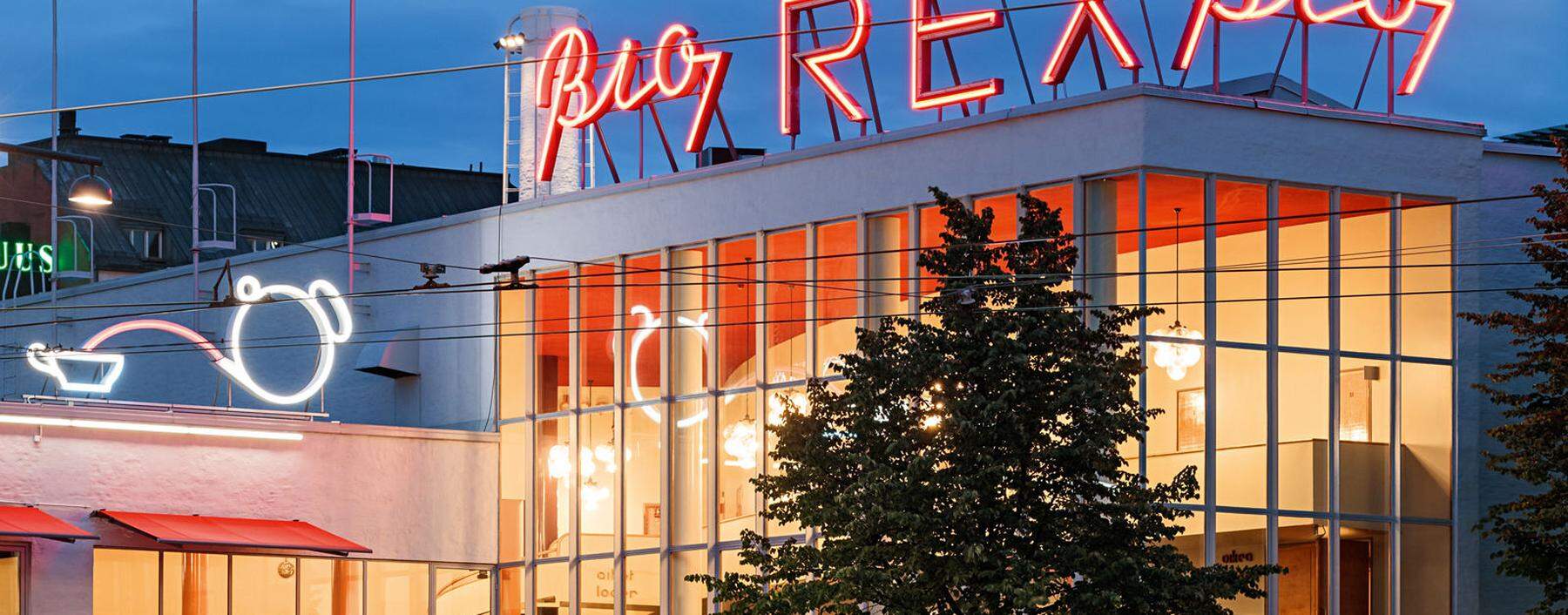 Lichtspiel. ­Der  beliebte Rex-Komplex in Helsinki vereint Kino und Kunsthalle.