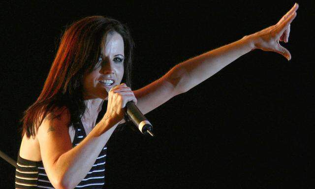 FILE PHOTO: Irish singer Dolores O´Riordan performs on stage during a concert in Tirana