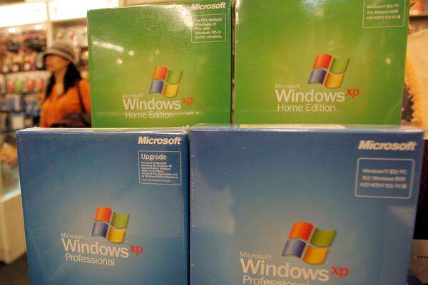 Windows XP war das erste Betriebssystem, das WLAN unterstützte.