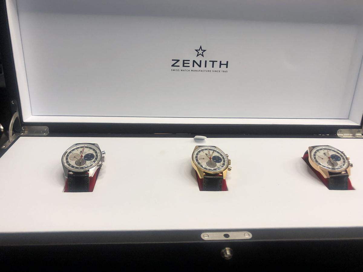 Jubiläum: Mit diesen limitierten Re-Editionen feiert die Schweizer Manufaktur Zenith den 50. Geburtstag ihres Schnellschwinger-Chronographenwerks El Primero.