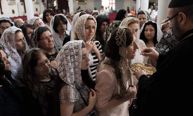 Christinnen in Syrien: Die meisten Mitglieder der Minderheit sind in die von der Regierung gehaltenen Gebiete geflüchtet. 