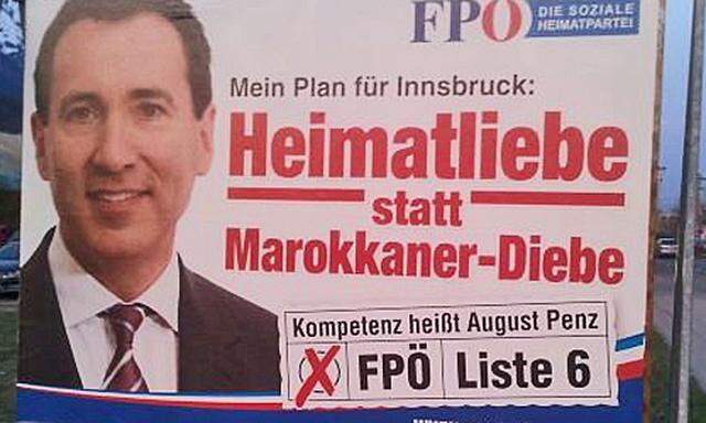 MarokkanerDiebe FPoe Tirol angezeigt