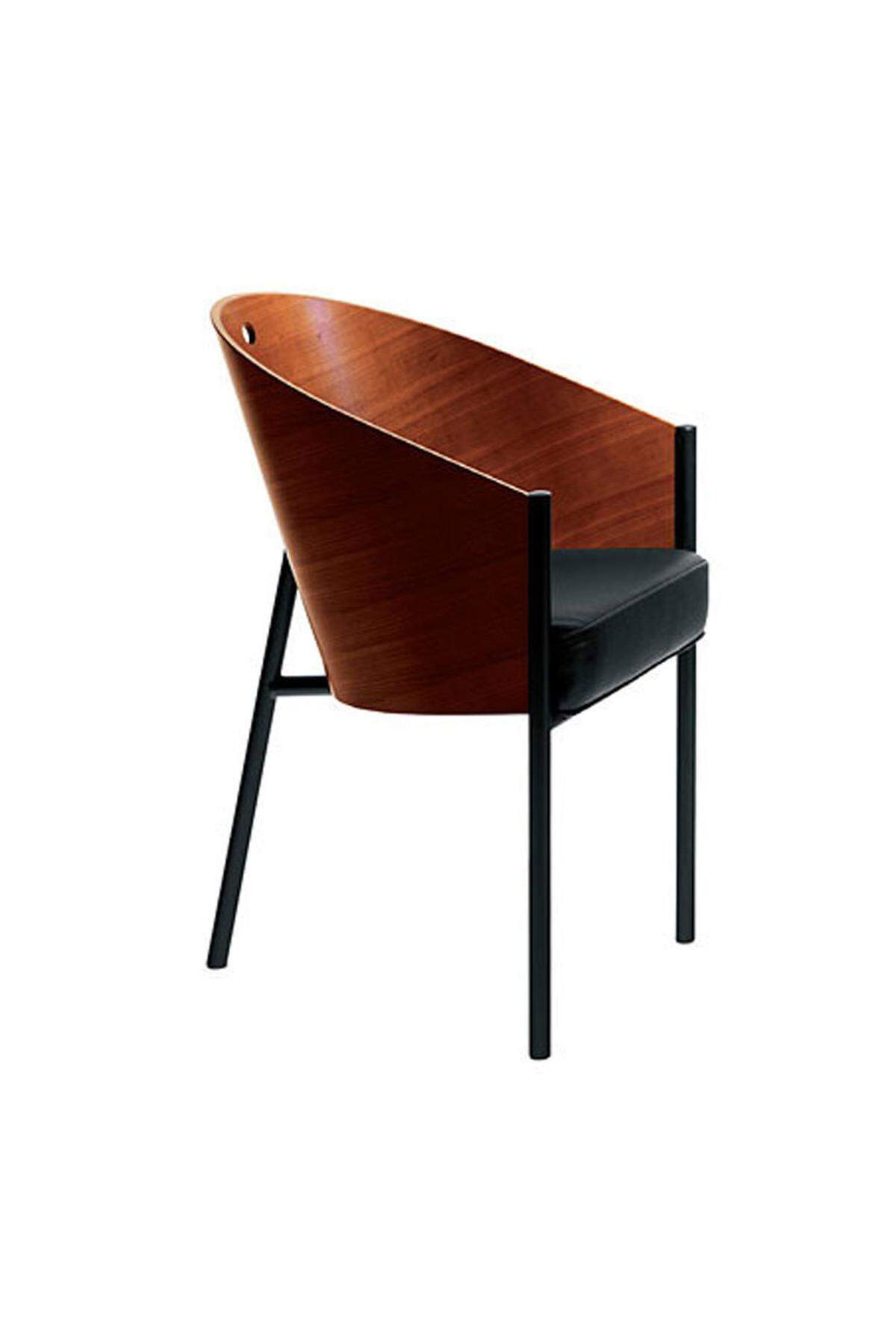 Die Entwürfe des Franzosen Philippe Starck, hier der für ein Pariser Café entworfene "Costes" (1985), bekommt immer wieder neue Auflagen. Seit 1985 produziert Driade den Stuhl.