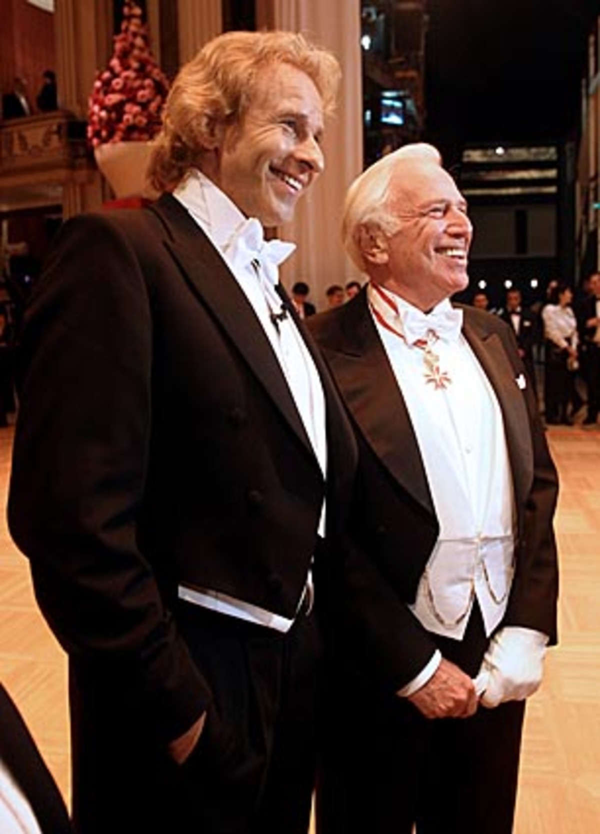 Auch Moderator Thomas Gottschalk zog die Fotografen. Bei so viel Trubel verblassten man fast die eigentlichen Stars des Abends: Die Debütanten.