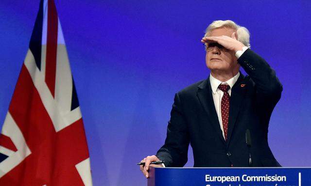 Wo geht die Reise hin? Brexit-Minister David Davis. 