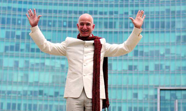 Amazon-Chef Jeff Bezos ist der Allerreichste. Sein Vermögen: mehr als 140 Milliarden Dollar