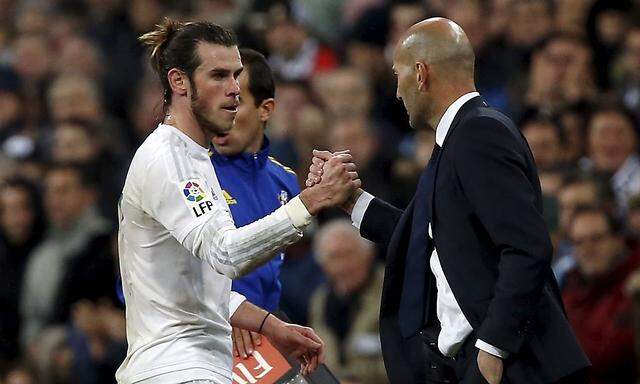 Gareth Bale und Zinedine Zidane