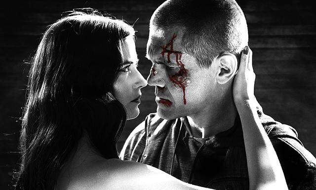 Eva Geen und Josh Brolin in ''Sin City: A Dame to Kill For''