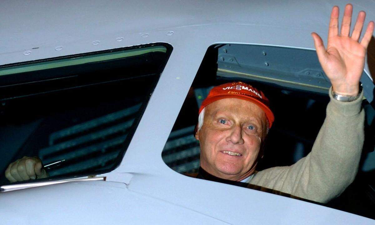 Niki Lauda Österreichische Formel-1-Legende und Flugunternehmer, 70