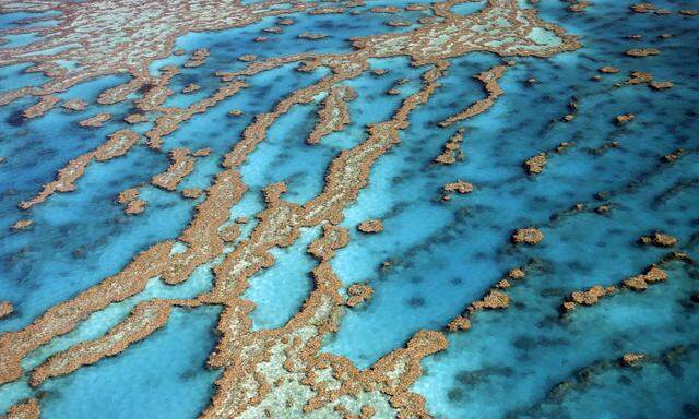 Riffe und Atolle des Great Barrier Reef, Australien mcpins *** Reefs and atolls of the Great Barrier Reef, Australia mc
