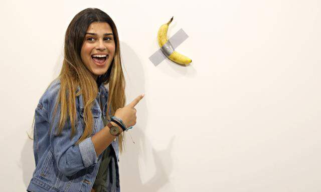 Diese Banane ist Selfiestar und Gesprächsthema Nummer eins in Miami. 