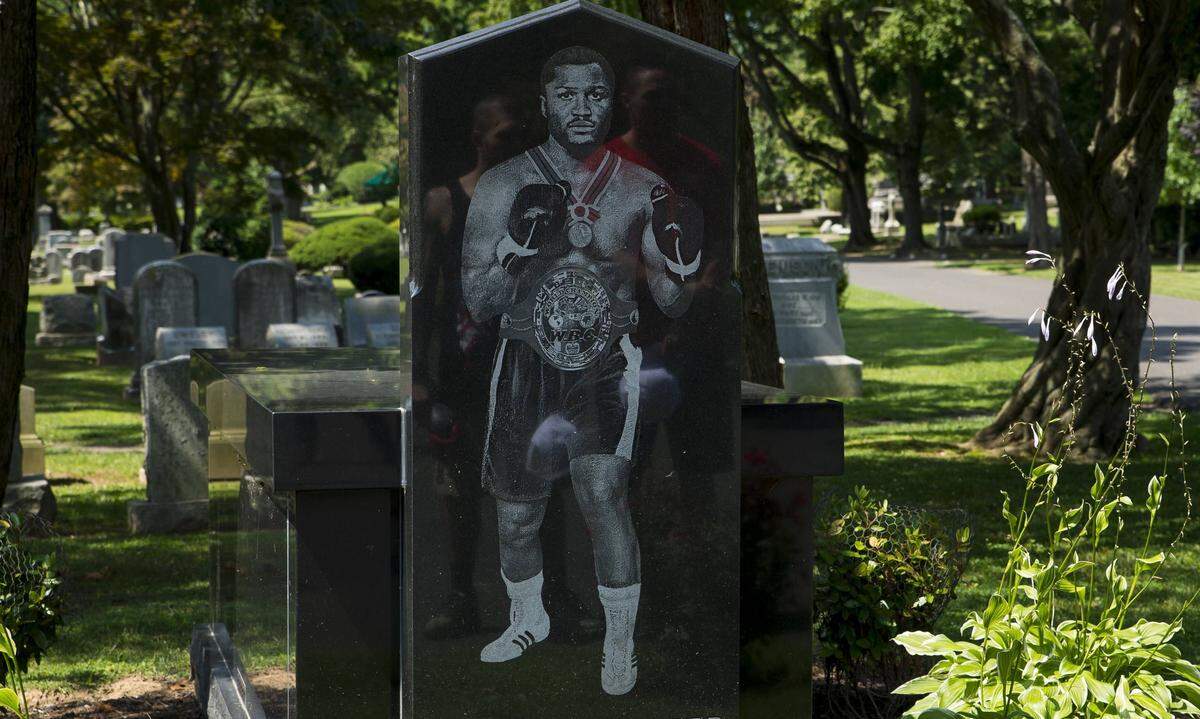 Seine letzte Ruhestätte auf dem "Ivy Hill"-Friedhof von Philadelphia