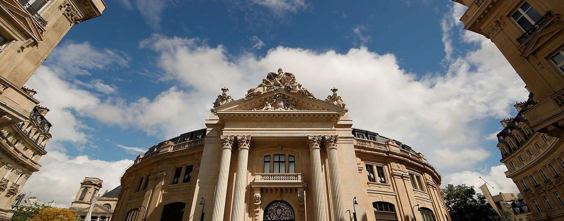 Das Gebäude der alten Pariser Handelsbörse stammt aus dem 18. Jahrhundert. 