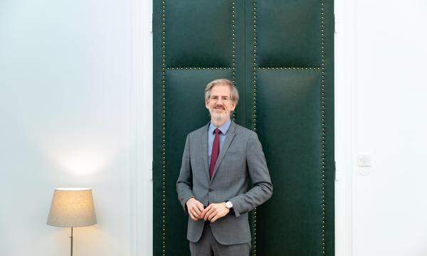 Stephan Pauly in seinem Büro im Musikverein, Wien