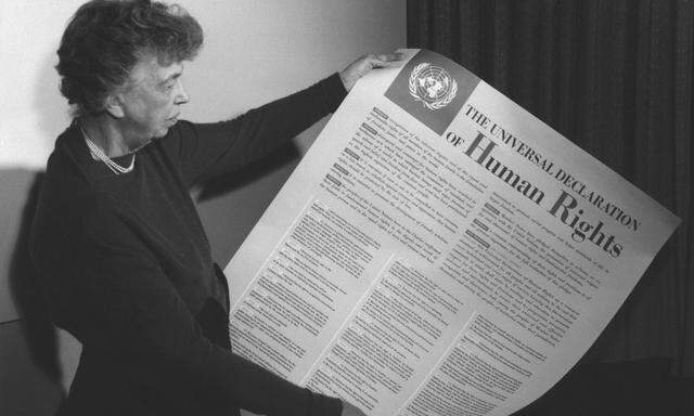 Eine ehemalige First Lady, die über sich hinauswuchs: Eleanor Roosevelt und „ihre“ Allgemeine Erklärung der Menschenrechte.