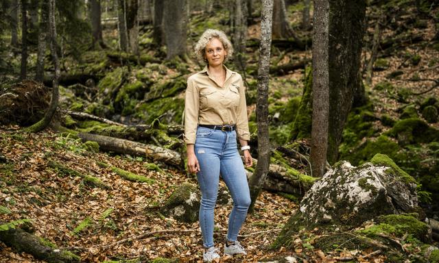 Auch ein Urwald will gemanagt werden: Wildbiologin Nina Schönemann
