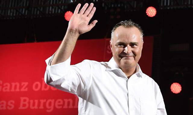 Burgenlands SPÖ-Chef Hans Peter Doskozil kommt in Sachen Vertrauen auf 17 Punkte. 