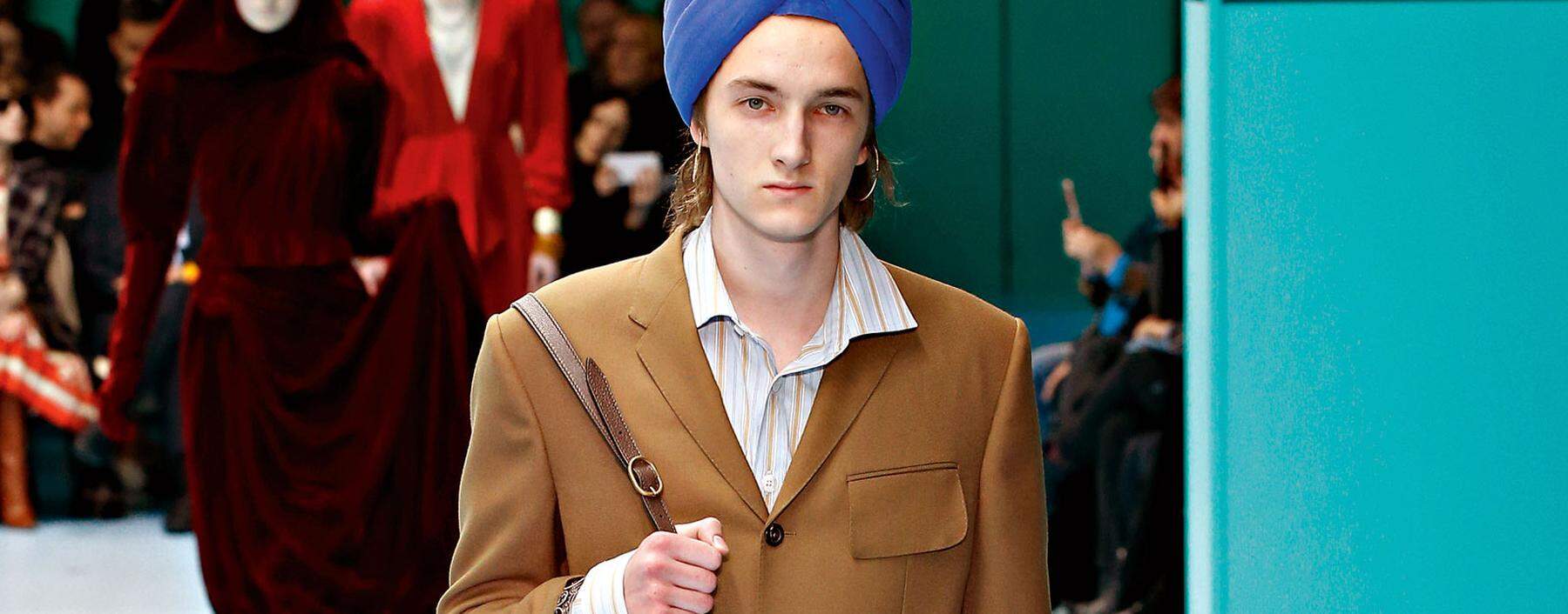 Gucci wurde 2018 für ein Design ­kritisiert, das den Turbanen der Sikh bis ins Detail glich.