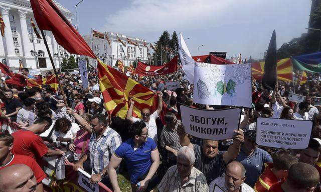 Protest in Skopje