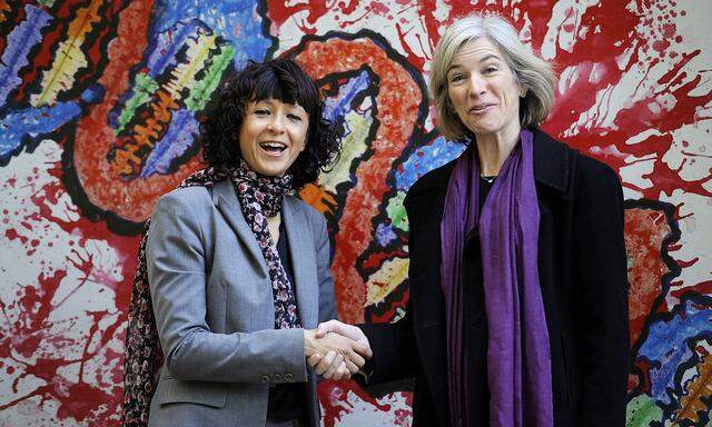 Emmanuelle Charpentier (L) und Jennifer Doudna.