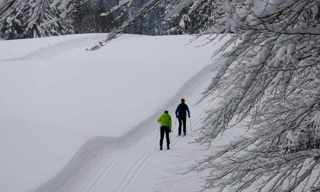 Mittlerweile liegt noch mehr Schnee, ja sogar zu viel.