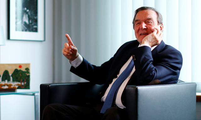 Schröder im Interview mit Reuters