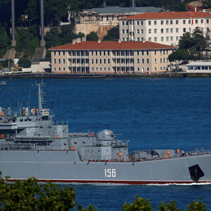 The Russian Navy large landing ship