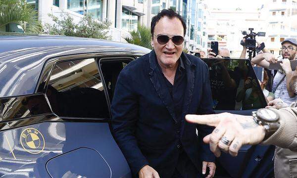 Quentin Tarantino in Cannes.