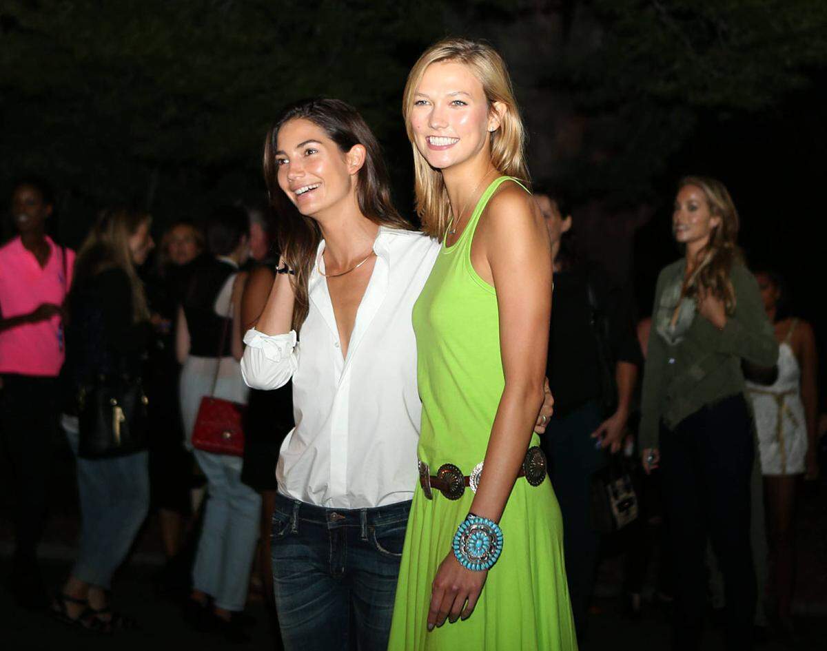 Und auch die beiden Victoria's Secret Models Lily Aldridge und Karlie Kloss haben Promistatus.