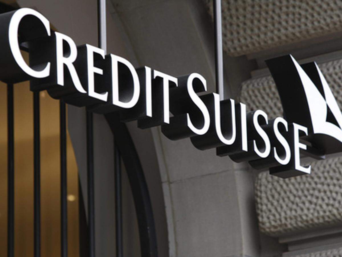 Die größte Bank aus der Schweiz ist die Credit Suisse mit einer Marktkapitalisierung von 58,7 Milliarden Dollar. 