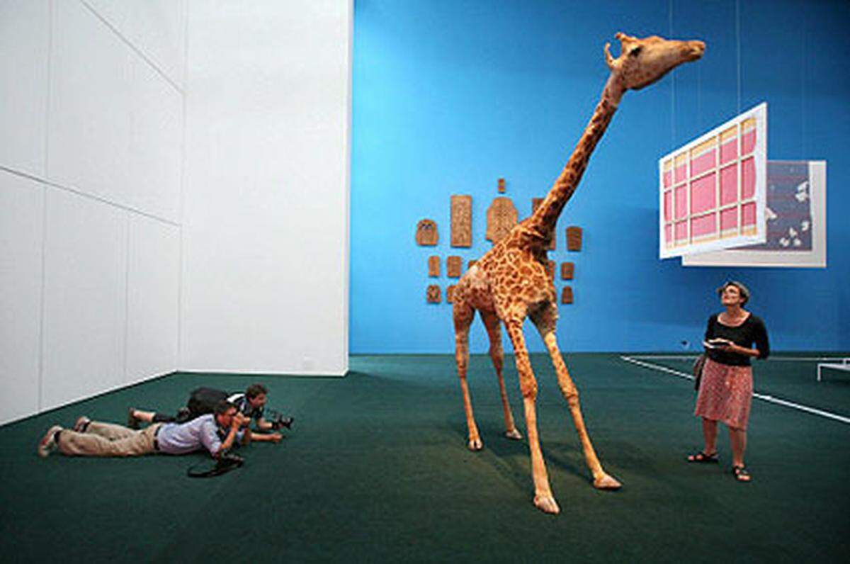 Einige Impressionen zur Ausstellung... 'The Zoo Story' von Peter Friedl