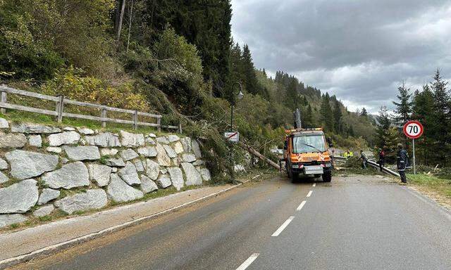 Der stürmische Südföhn hat am Freitag in Tirol für Windspitzen von bis zu 200 km/h gesorgt. 
