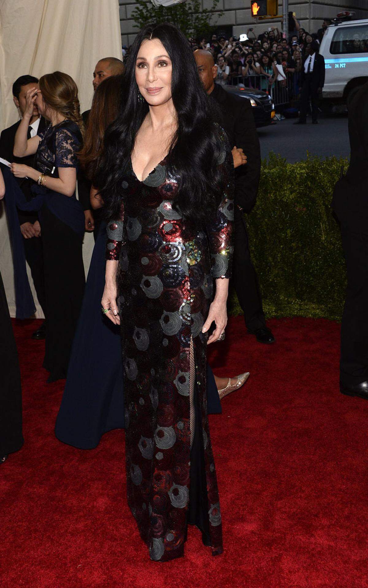 Cher in Marc Jacobs.